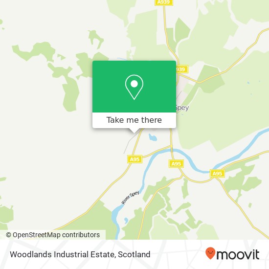 Woodlands Industrial Estate map