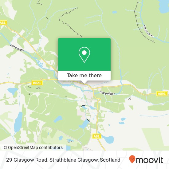 29 Glasgow Road, Strathblane Glasgow map