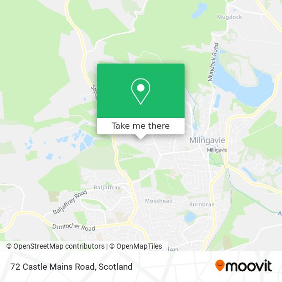 72 Castle Mains Road map