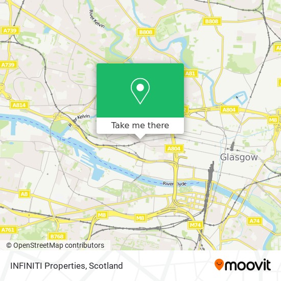 INFINITI Properties map