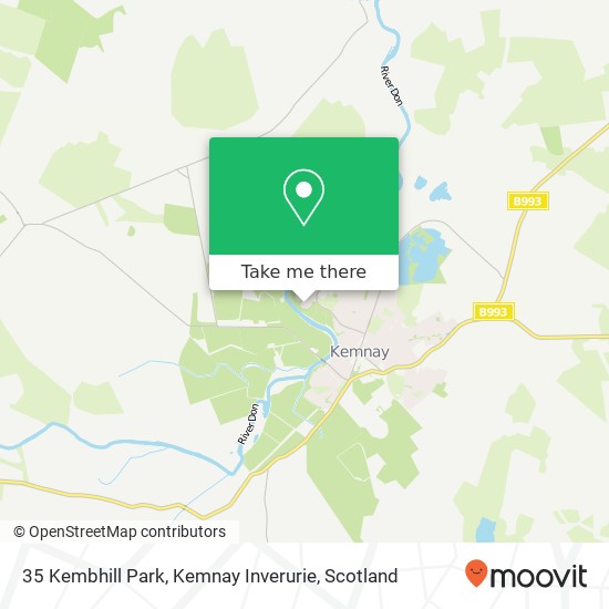 35 Kembhill Park, Kemnay Inverurie map