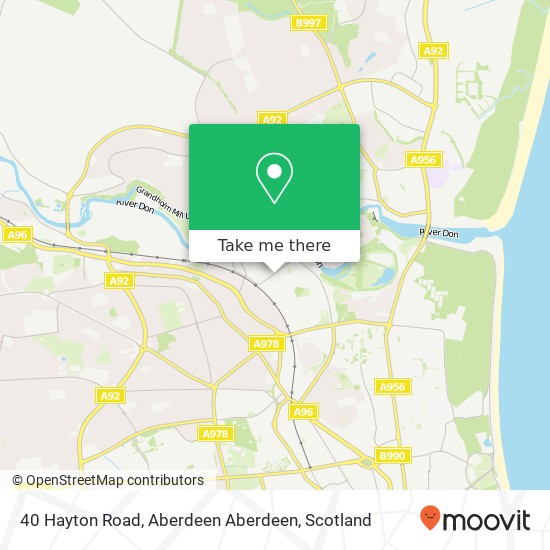 40 Hayton Road, Aberdeen Aberdeen map