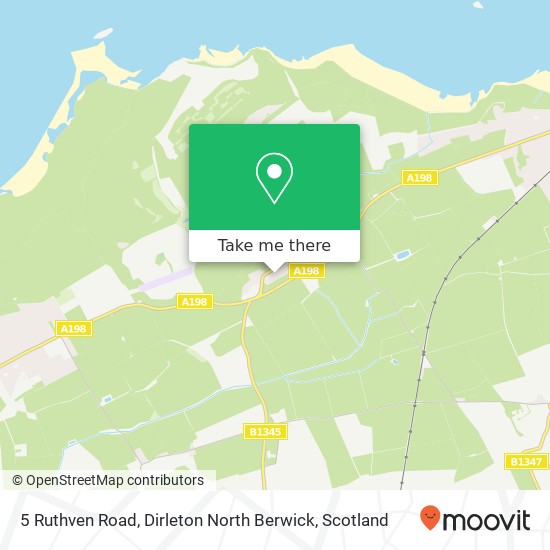 5 Ruthven Road, Dirleton North Berwick map