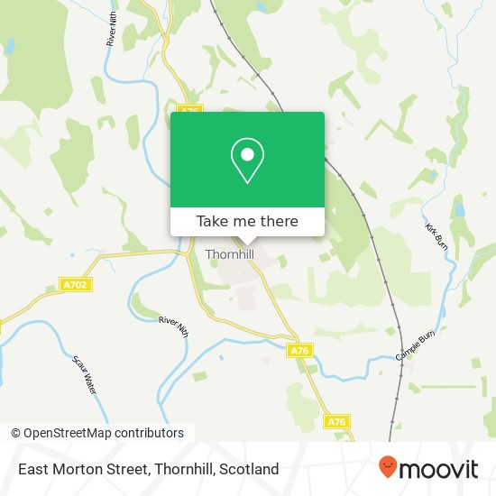 East Morton Street, Thornhill map