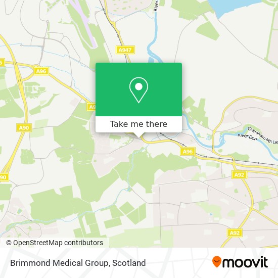 Brimmond Medical Group map