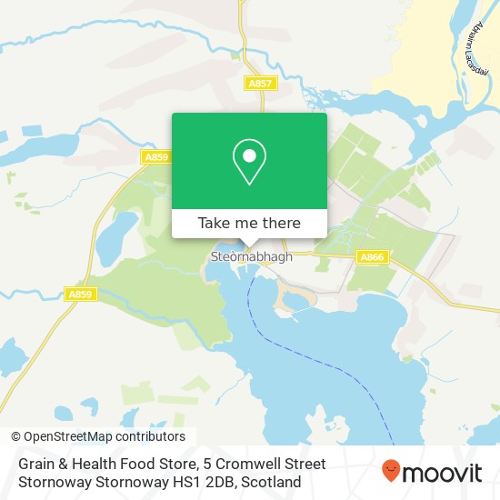 Grain & Health Food Store, 5 Cromwell Street Stornoway Stornoway HS1 2DB map