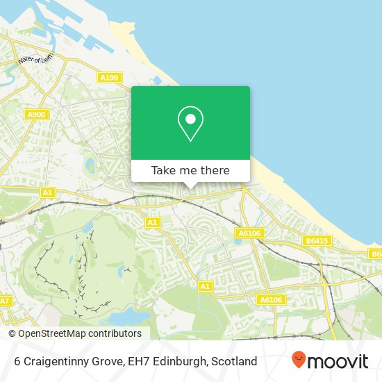 6 Craigentinny Grove, EH7 Edinburgh map