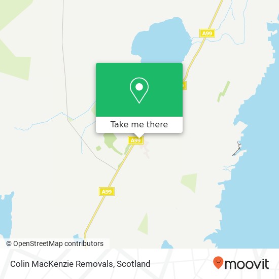 Colin MacKenzie Removals map