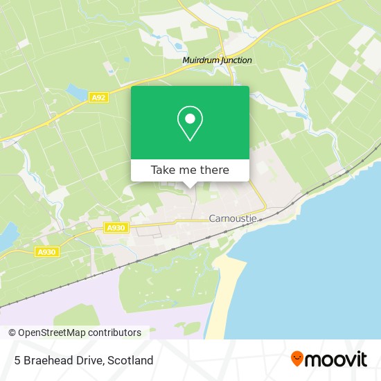 5 Braehead Drive map