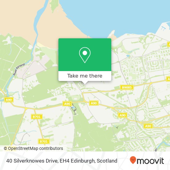 40 Silverknowes Drive, EH4 Edinburgh map