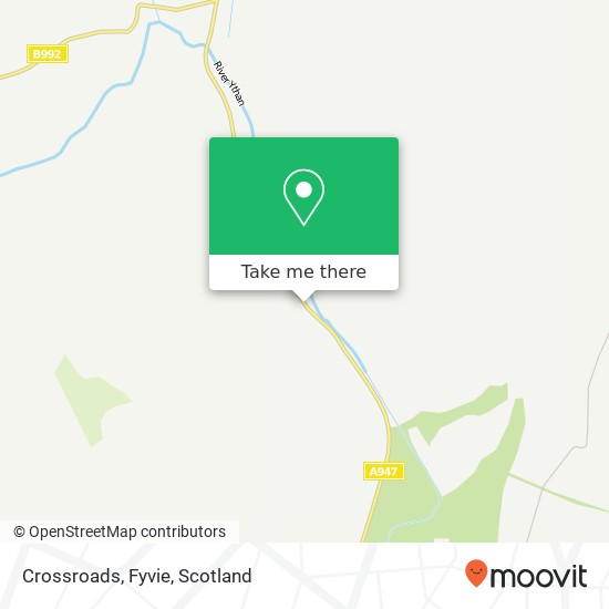 Crossroads, Fyvie map