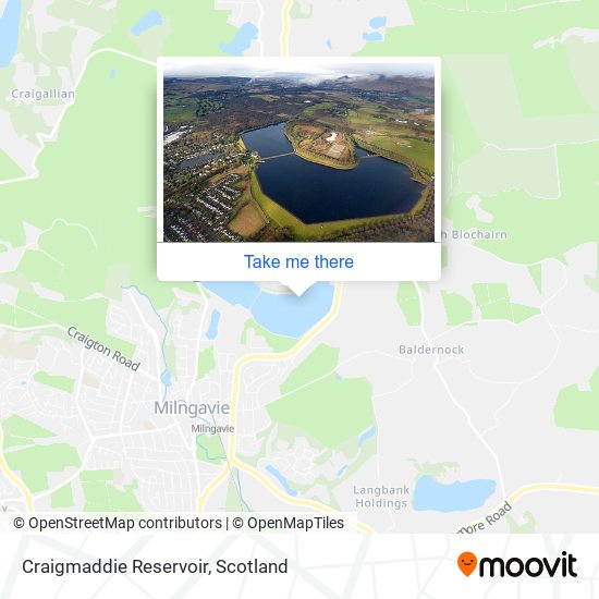 Craigmaddie Reservoir map