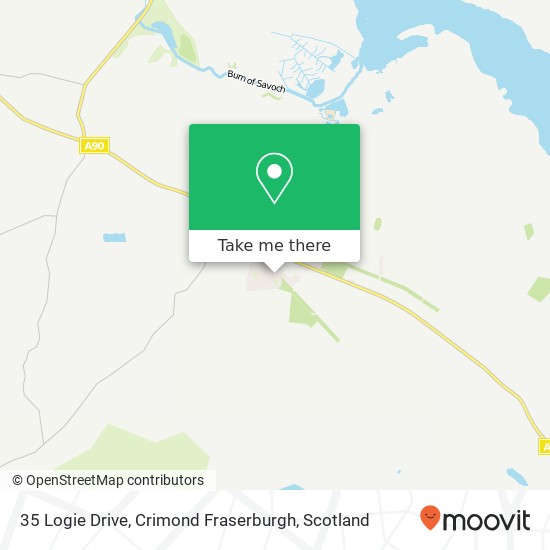 35 Logie Drive, Crimond Fraserburgh map