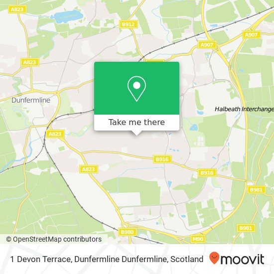 1 Devon Terrace, Dunfermline Dunfermline map