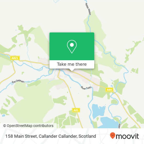 158 Main Street, Callander Callander map