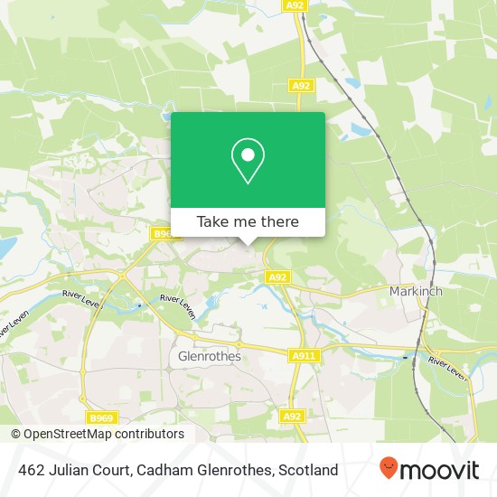 462 Julian Court, Cadham Glenrothes map