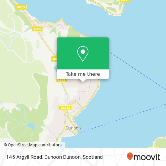 145 Argyll Road, Dunoon Dunoon map