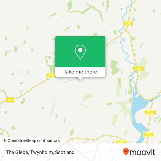 The Glebe, Twynholm map