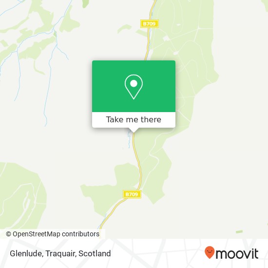 Glenlude, Traquair map