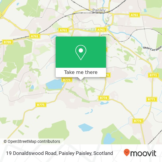 19 Donaldswood Road, Paisley Paisley map