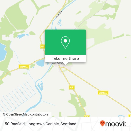 50 Raefield, Longtown Carlisle map