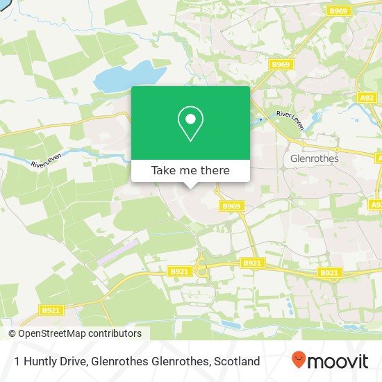 1 Huntly Drive, Glenrothes Glenrothes map