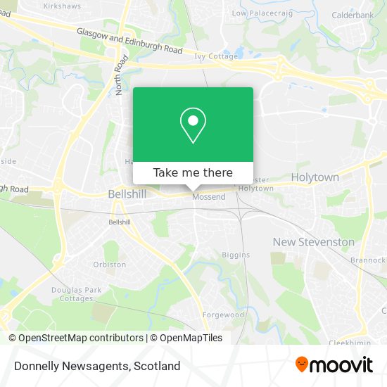 Donnelly Newsagents map