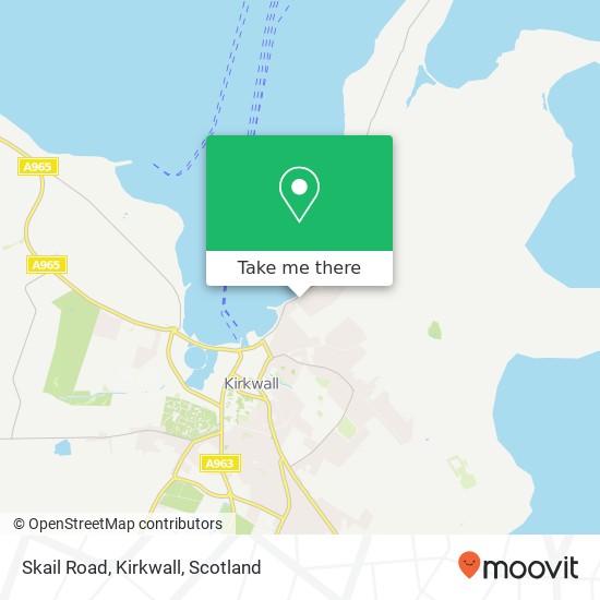 Skail Road, Kirkwall map