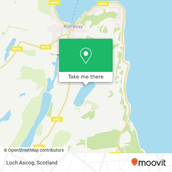 Loch Ascog map