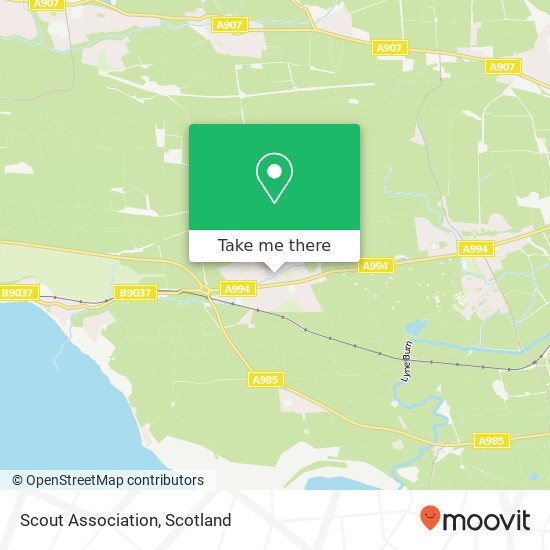 Scout Association map