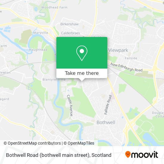 Bothwell Road (bothwell main street) map