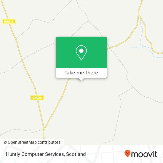 Huntly Computer Services, Alvah Banff map