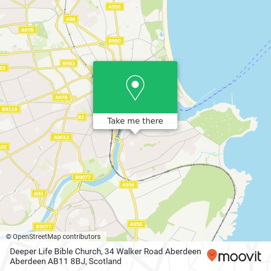 Deeper Life Bible Church, 34 Walker Road Aberdeen Aberdeen AB11 8BJ map