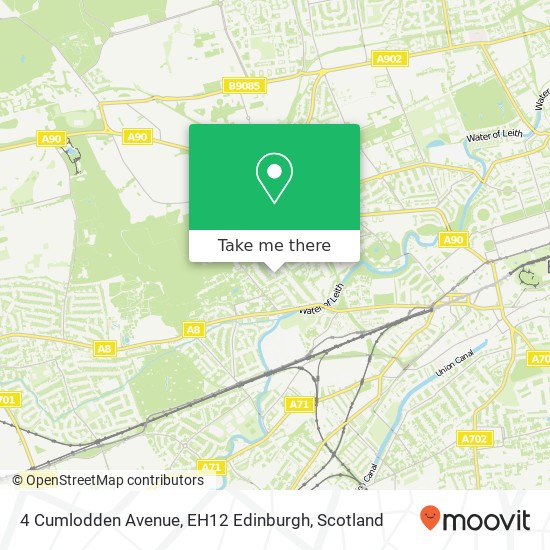 4 Cumlodden Avenue, EH12 Edinburgh map