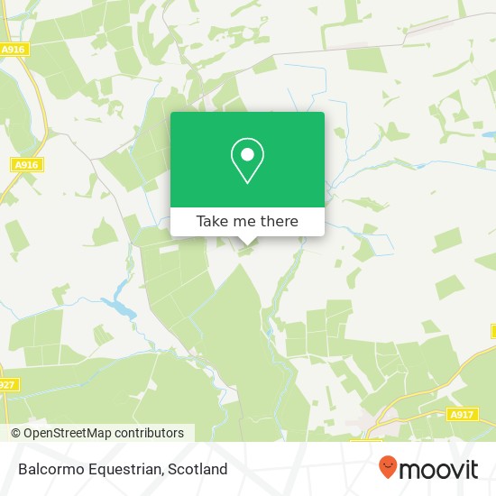 Balcormo Equestrian, Leven Leven map