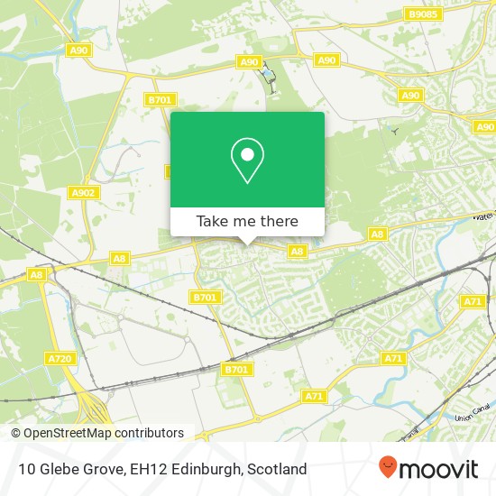 10 Glebe Grove, EH12 Edinburgh map