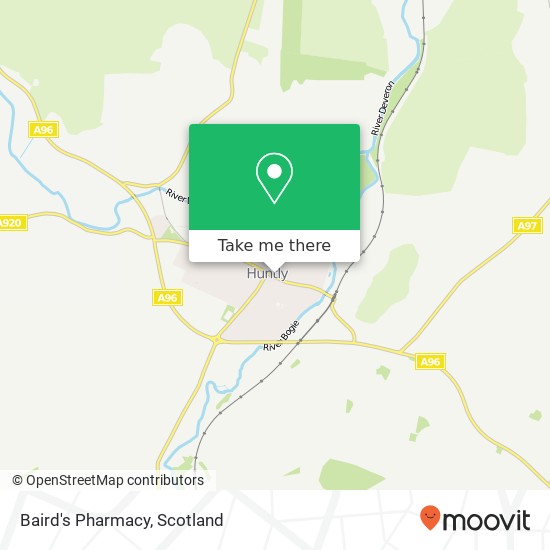 Baird's Pharmacy map