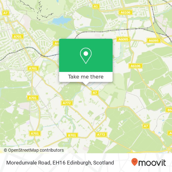 Moredunvale Road, EH16 Edinburgh map