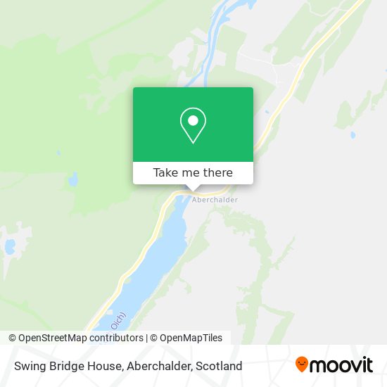 Swing Bridge House, Aberchalder map