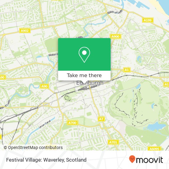 Festival Village: Waverley map