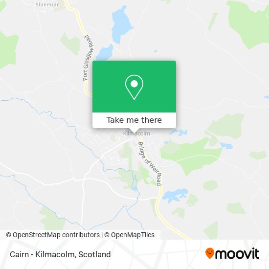 Cairn - Kilmacolm map