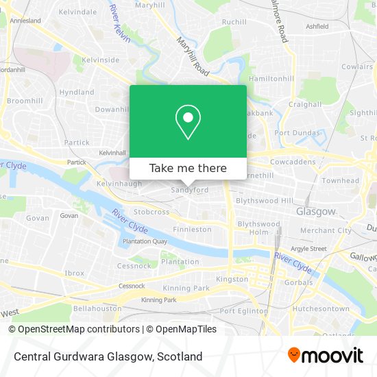 Central Gurdwara Glasgow map