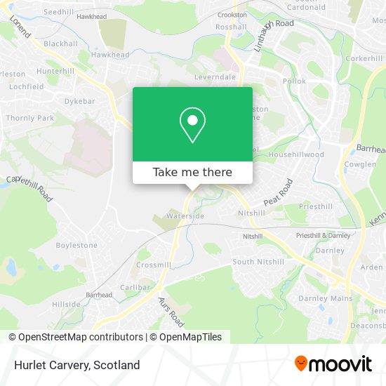 Hurlet Carvery map