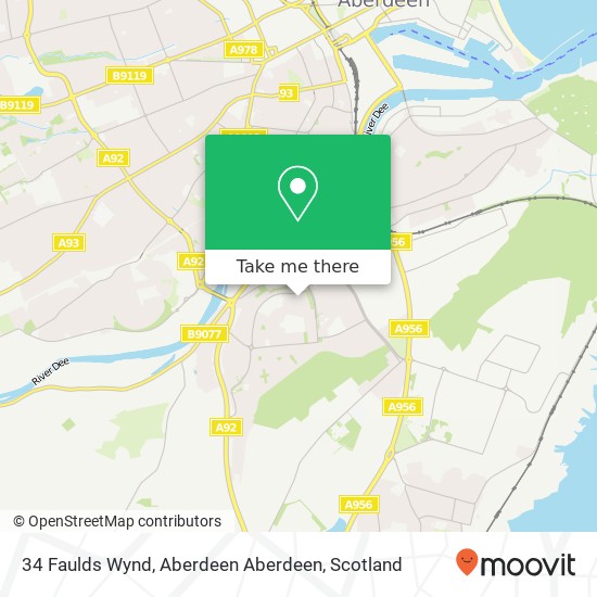 34 Faulds Wynd, Aberdeen Aberdeen map