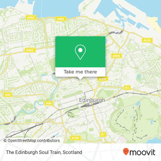 The Edinburgh Soul Train map