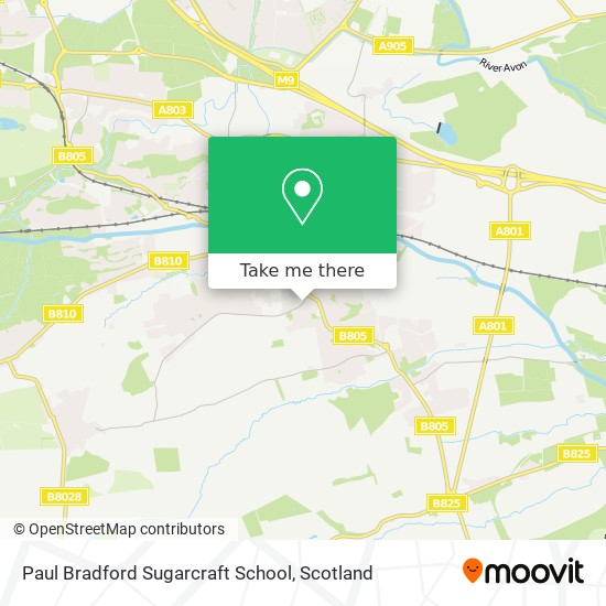 Paul Bradford Sugarcraft School map