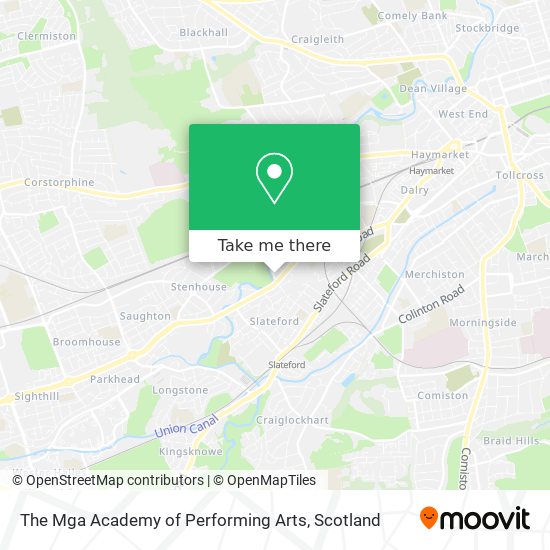 The Mga Academy of Performing Arts map