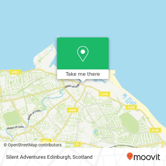 Silent Adventures Edinburgh map