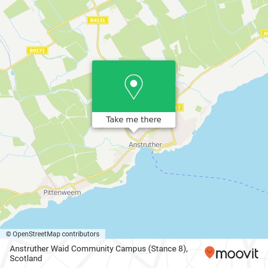 Anstruther Waid Community Campus (Stance 8) map