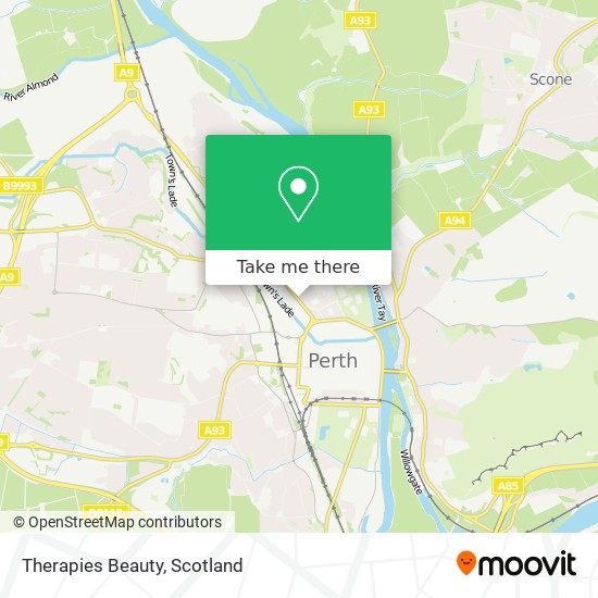 Therapies Beauty map